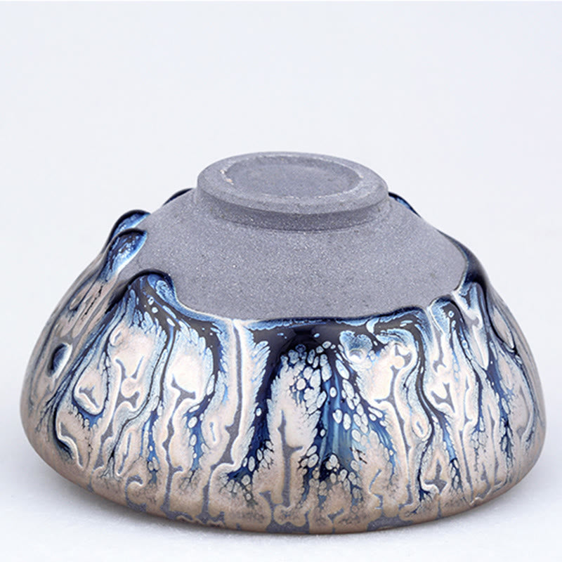 Handgefertigte Jian Zhan Keramik-Teebaum-Teetasse 8,5 cm für Zen-Dekor