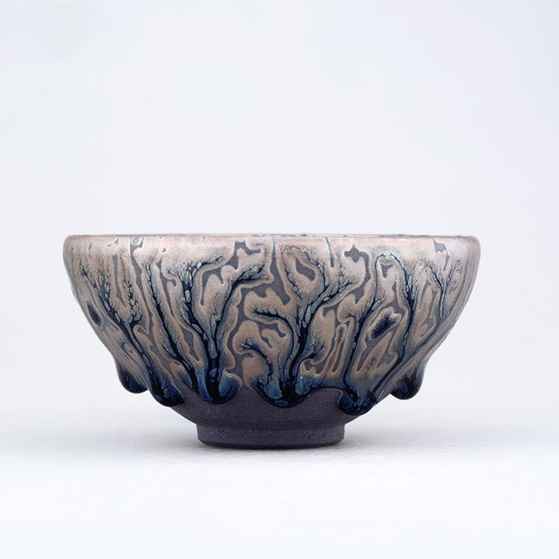 Handgefertigte Jian Zhan Keramik-Teebaum-Teetasse 8,5 cm für Zen-Dekor