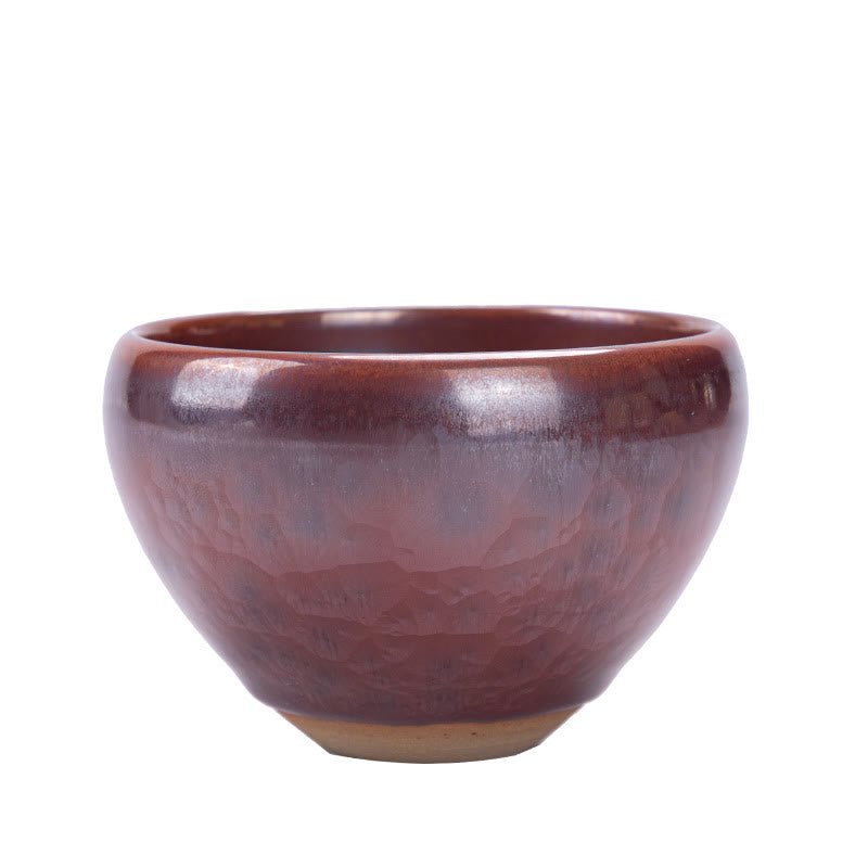 Handgefertigte Keramik-Teetasse im Lotus-Design für die Kung-Fu-Teezeremonie
