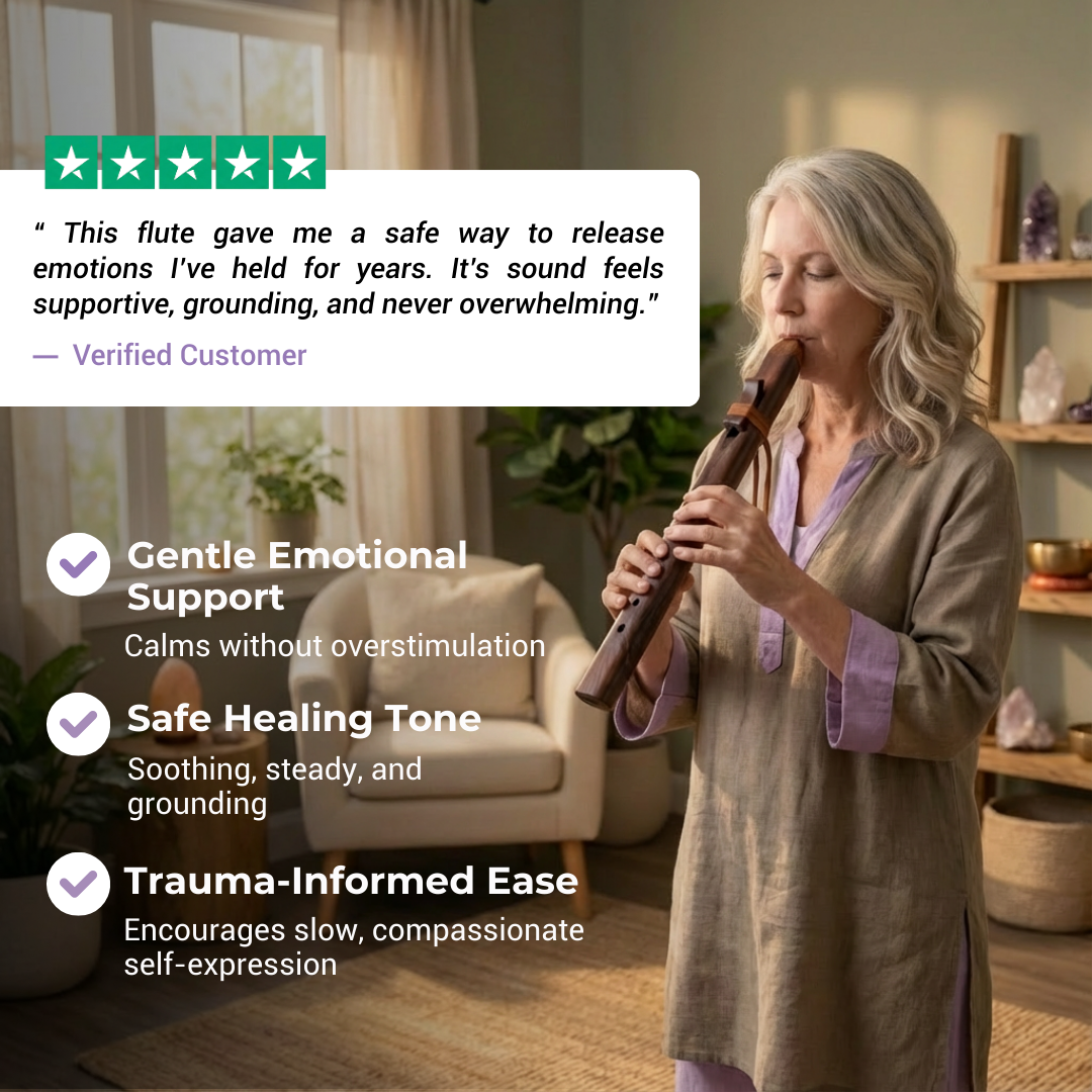 Samaru Drone Flöte G Low D Saraifo-Holz handgefertigt