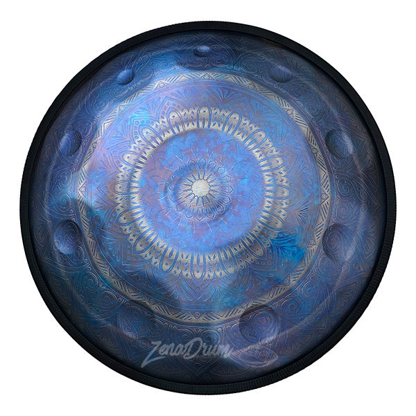 handpan mandala space, hang musical instrument for sale; hang pan; blue