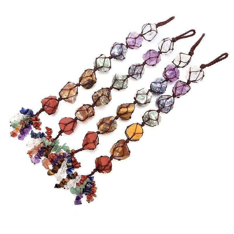 Hängende 7 Chakra-Edelsteine