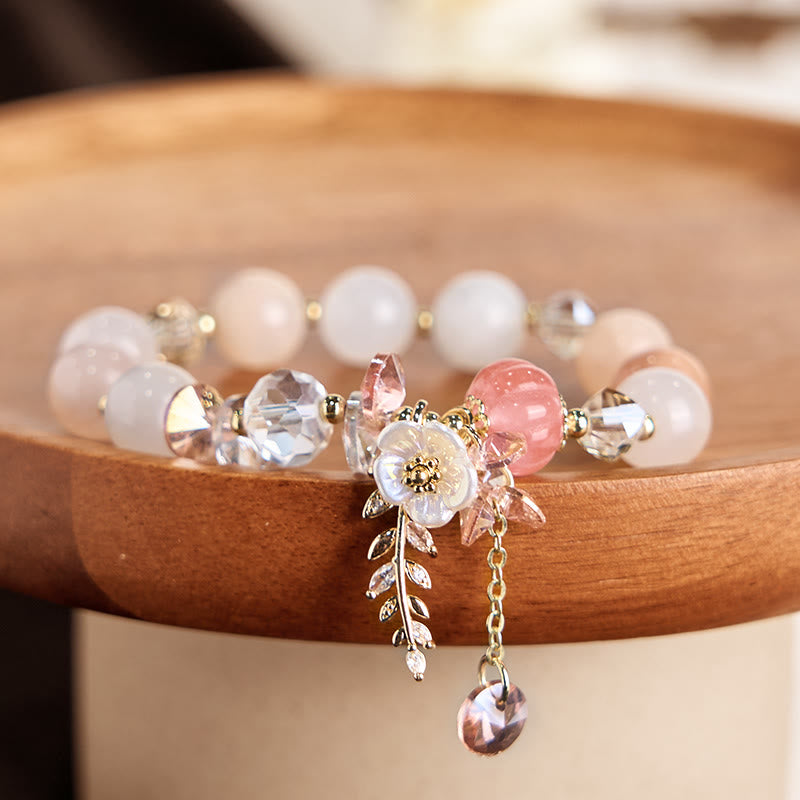 Heilendes spirituelles Perlenarmband mit mehreren Steinen