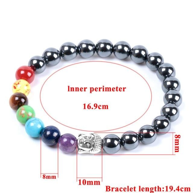 Hämatit Chakra Balance Energie Armband