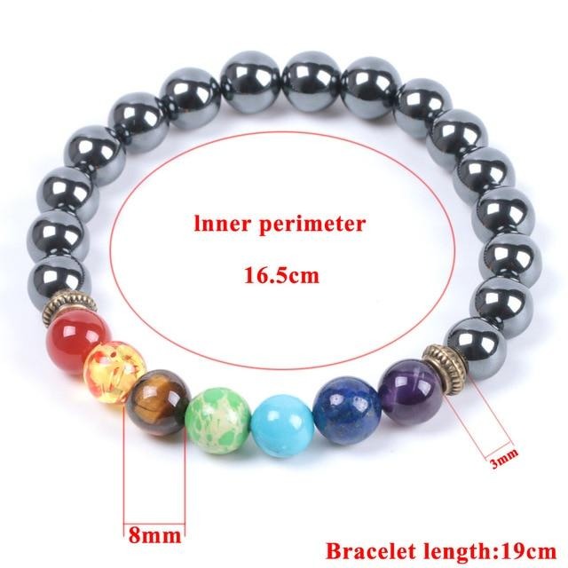 Hämatit Chakra Balance Energie Armband