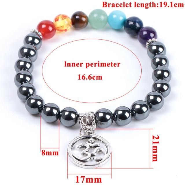Hämatit Chakra Balance Energie Armband