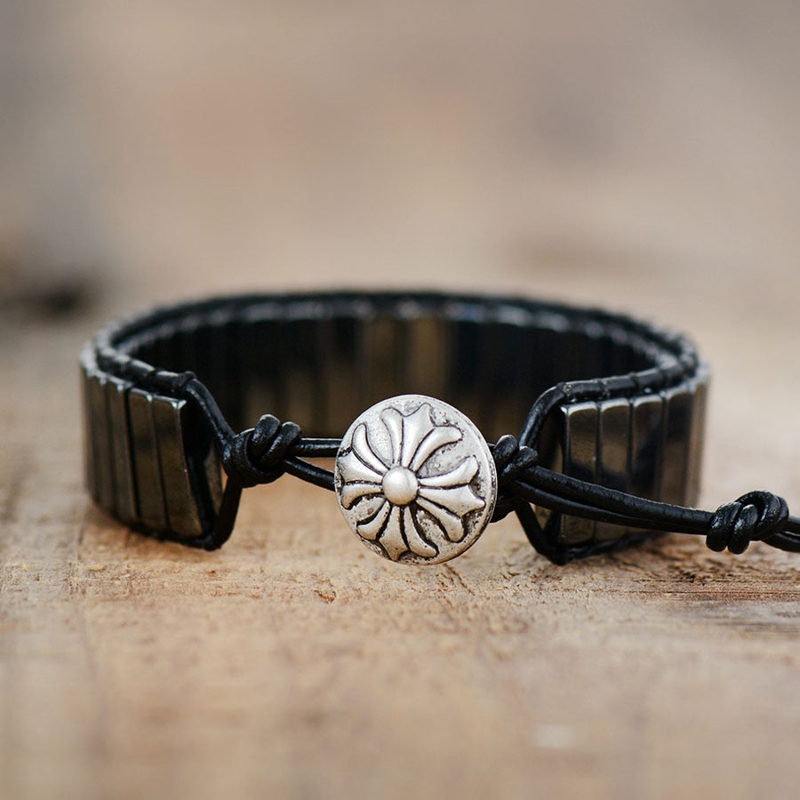 Hämatit-Armband für Selbstvertrauen und Ausgeglichenheit