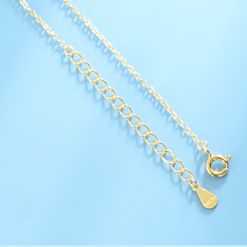 Halskette mit Peace Buckle-Anhänger aus Hetian-Jade in Sterlingsilber