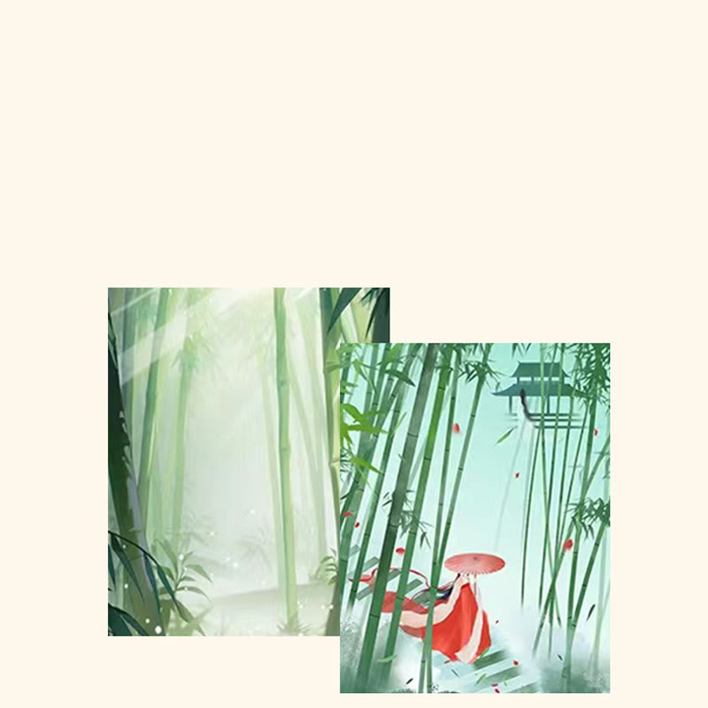 Hetian Jade Wohlstandsanhänger aus 925er Sterlingsilber, Bambusblatt