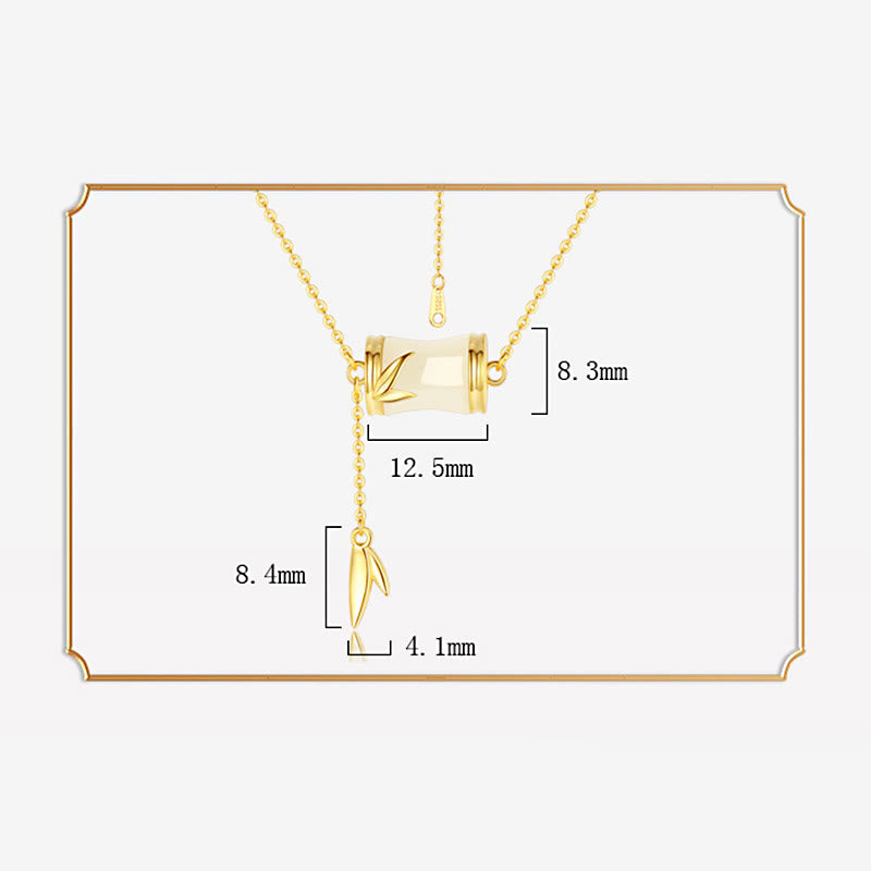 Glückskette und Armband aus Hetian-Weißjade | Sterlingsilber und 22 Karat Gold