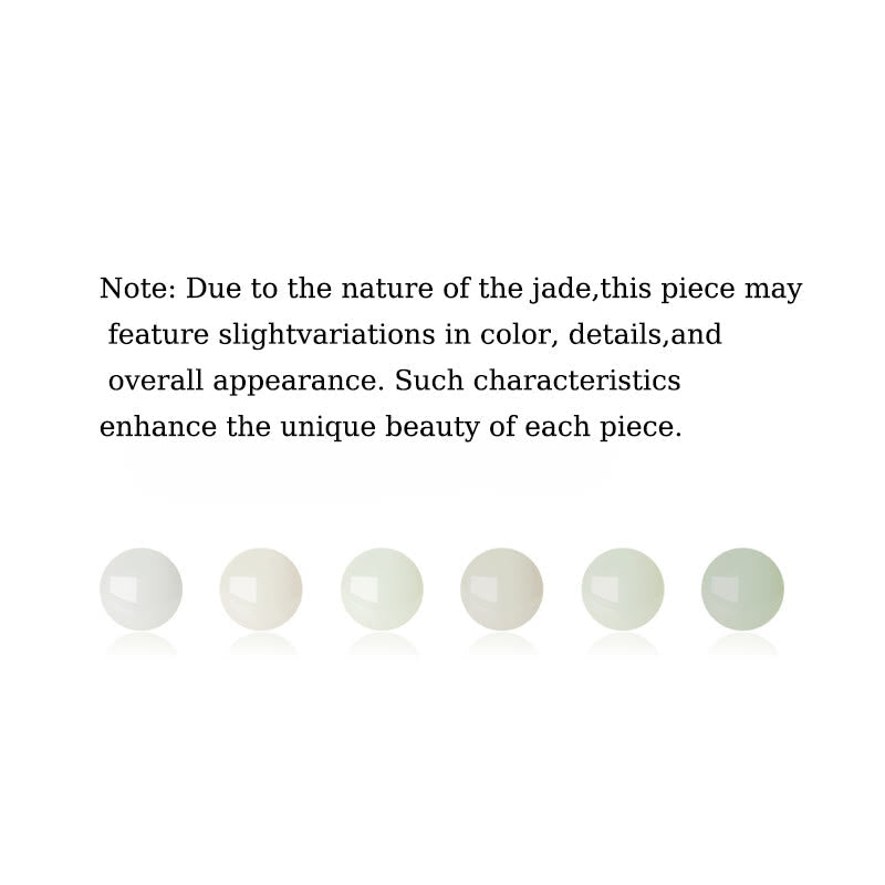 Hetian White Jade Kaninchen Halbmond Halskette