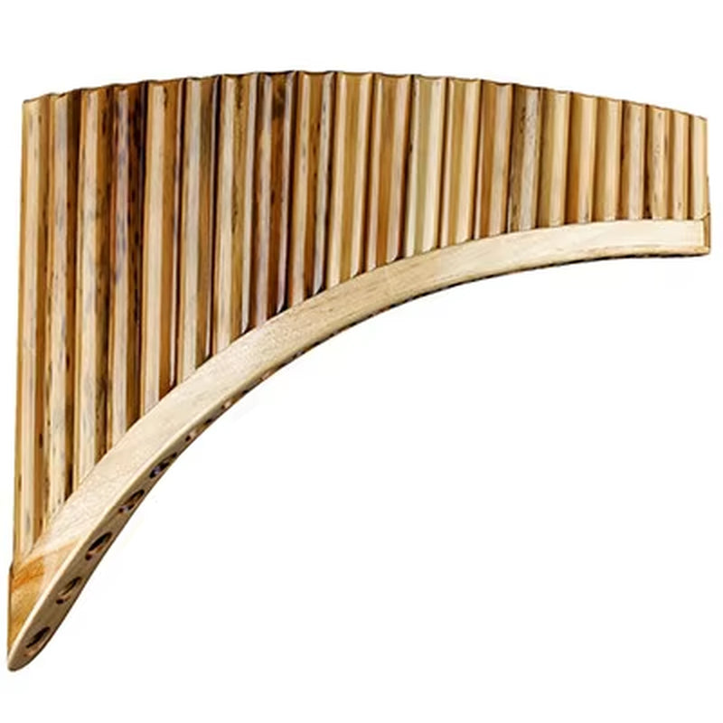 High Quality Bamboo Pan Flute with 22 Curved Pipes in G Key Arrangement