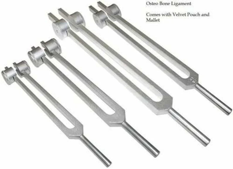 Weighted Osteo Tuning Fork Set of 4 for Bone & Muscle