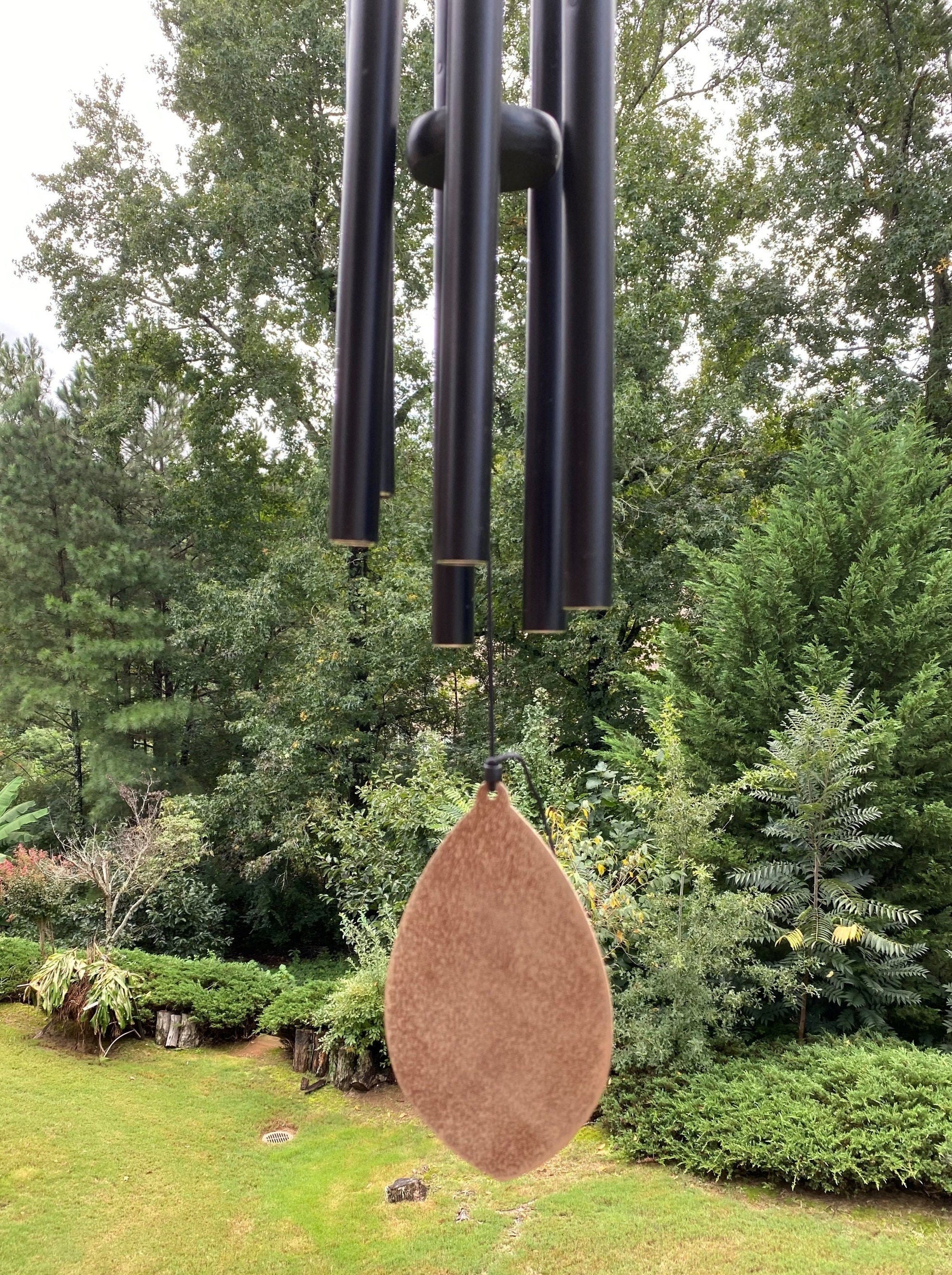 Joyous Wind Chimes, 36 Inch Deep Tone Black Color Metal Wind Chimes. the Beautiful Spirit Sound Can Create a Sense of Peace and Relaxation