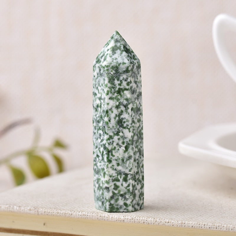 Jade-Heilturm für das Gleichgewicht des Herzchakras