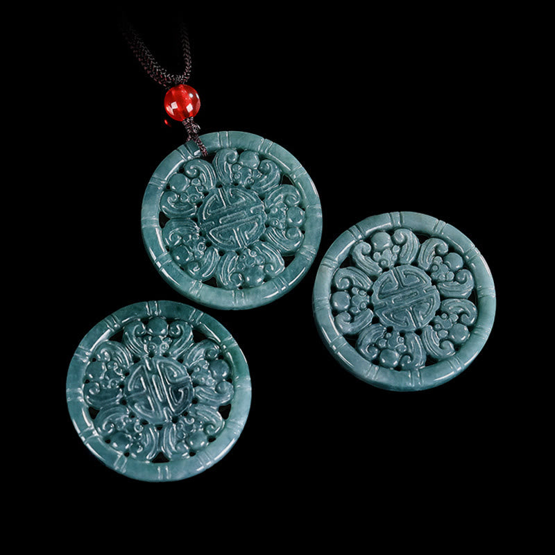 Jade-Barren-Halskette für Fülle | Wohlstandsanhänger