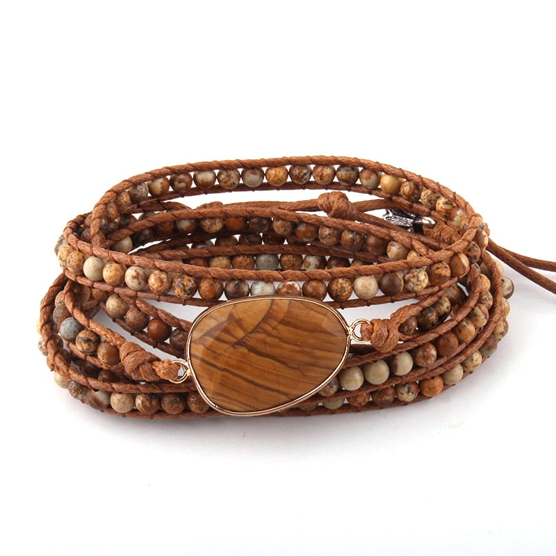 Jaspis-Heilarmband zur Steigerung des Wohlbefindens