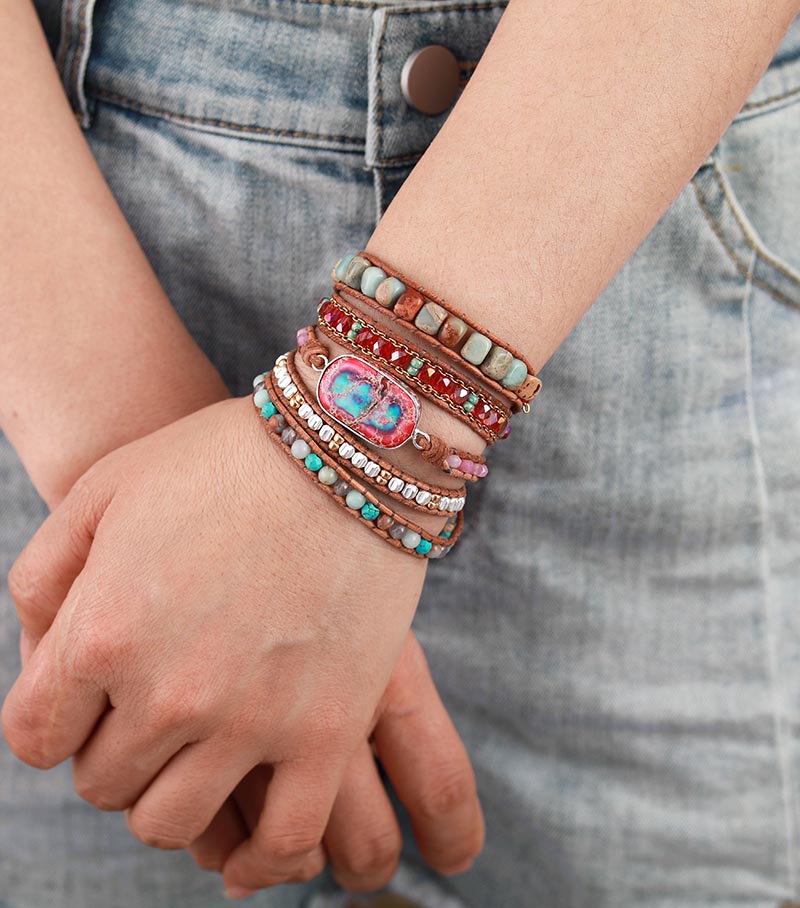 Jaspis-Tranquility-Armband zur Stresslinderung