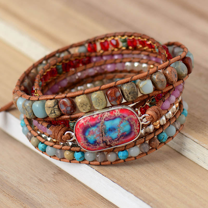 Jaspis-Tranquility-Armband zur Stresslinderung