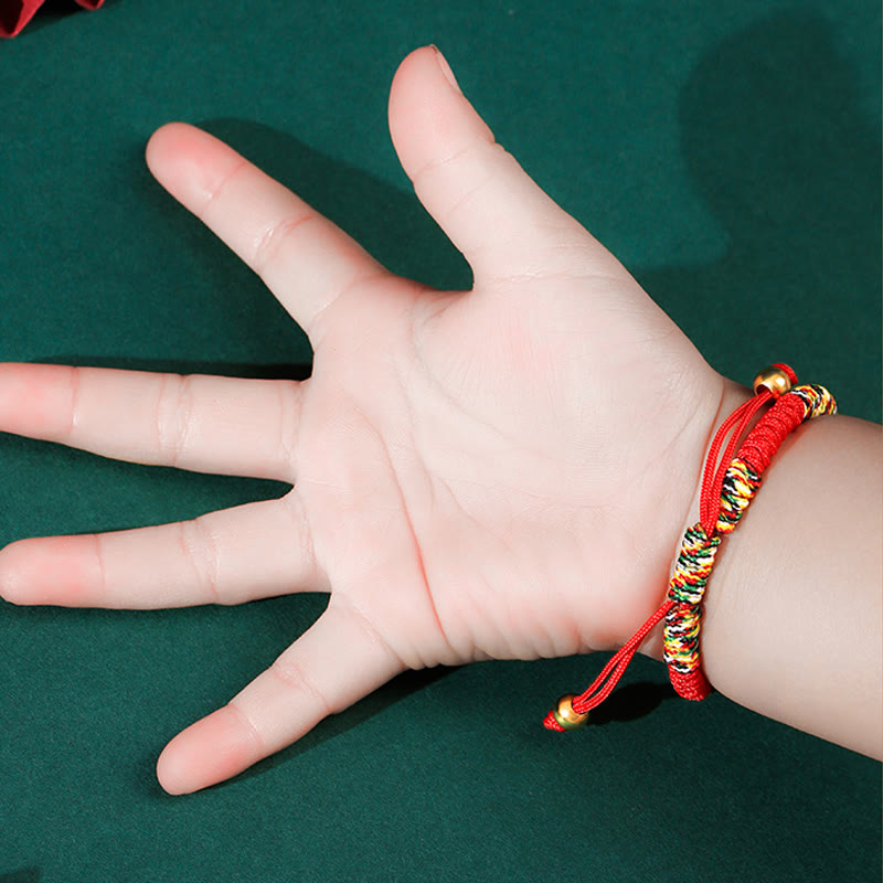 Pixiu-Armband für Kinder aus 999er Sterlingsilber mit King-Kong-Knoten zum Schutz