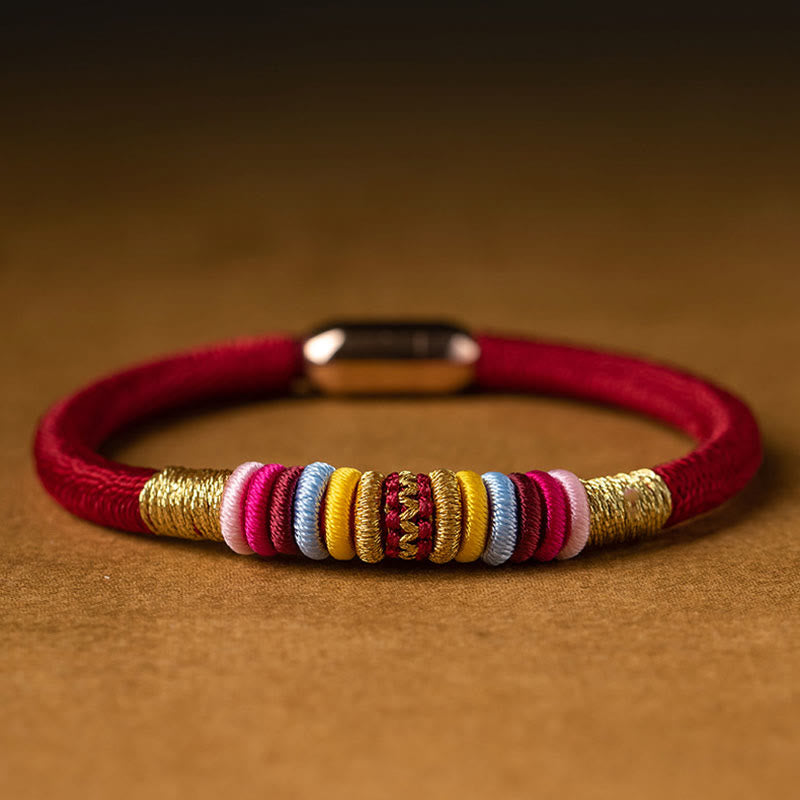 King Kong Knot Red String Schutzarmband mit Magnetschnalle
