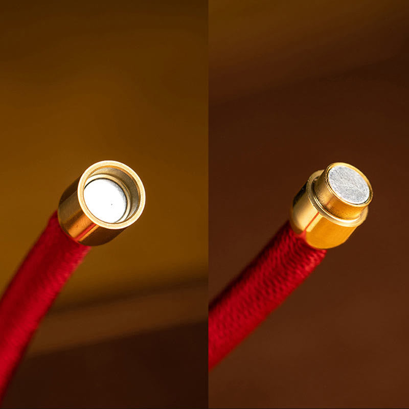 King Kong Knot Red String Schutzarmband mit Magnetschnalle