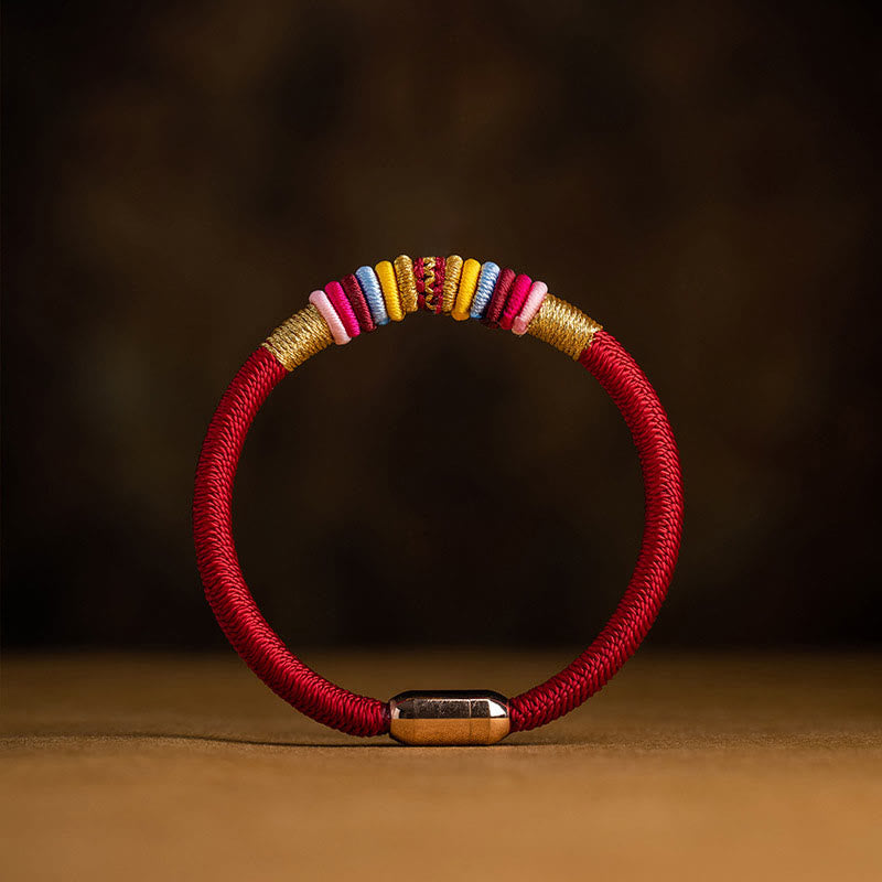 King Kong Knot Red String Schutzarmband mit Magnetschnalle