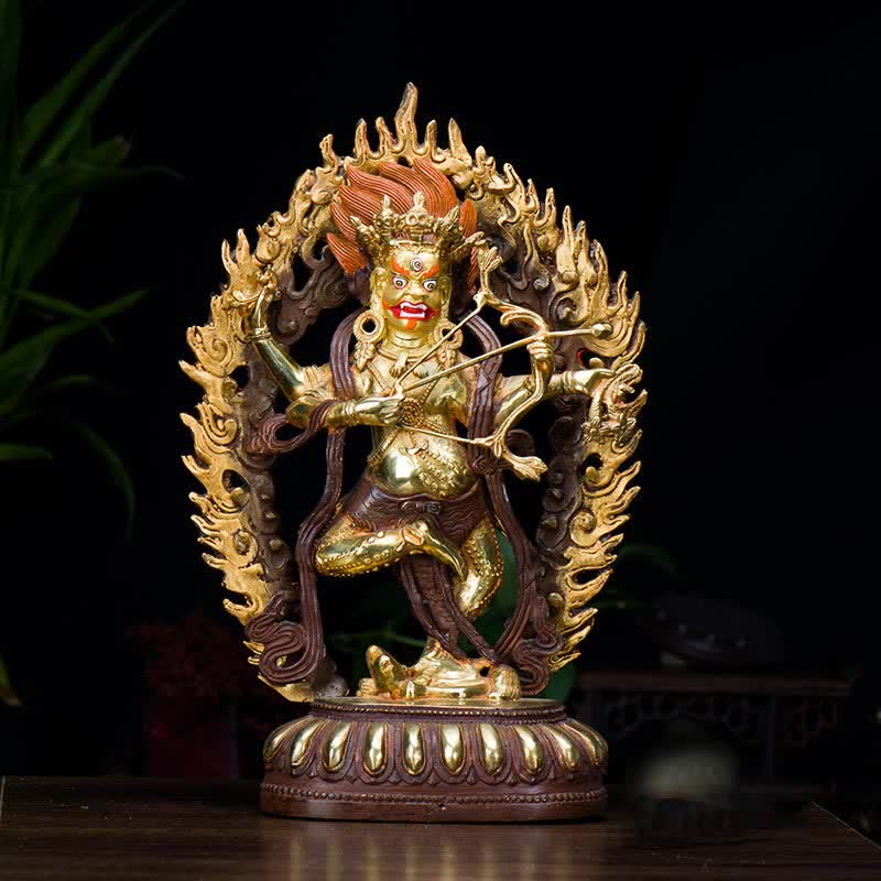 Kurukulla Kupfer-Buddha-Statue 35 cm | Serenity Decor