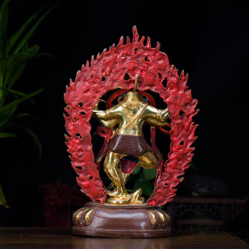 Kurukulla Kupfer-Buddha-Statue 35 cm | Serenity Decor