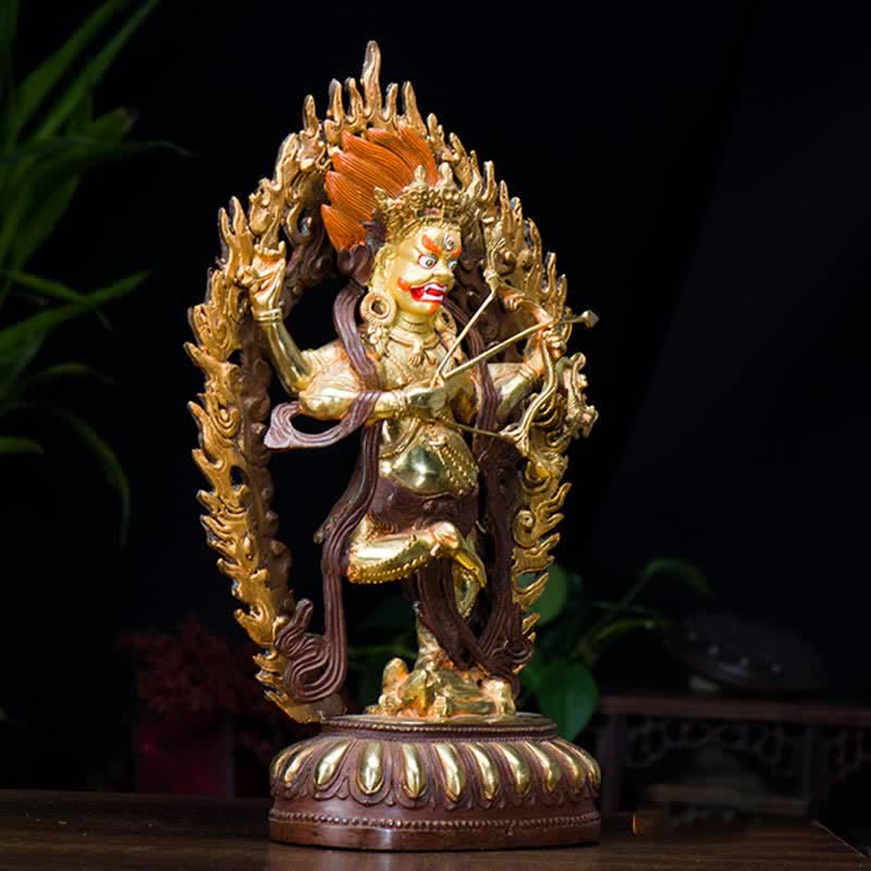 Kurukulla Kupfer-Buddha-Statue 35 cm | Serenity Decor
