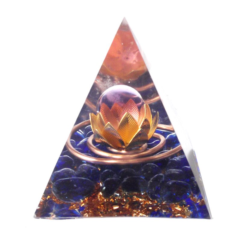 Lapislazuli-Orgonit-Lotuspyramide