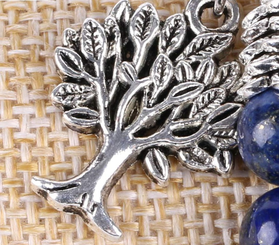 Lapislazuli Weisheit Stretch-Armband