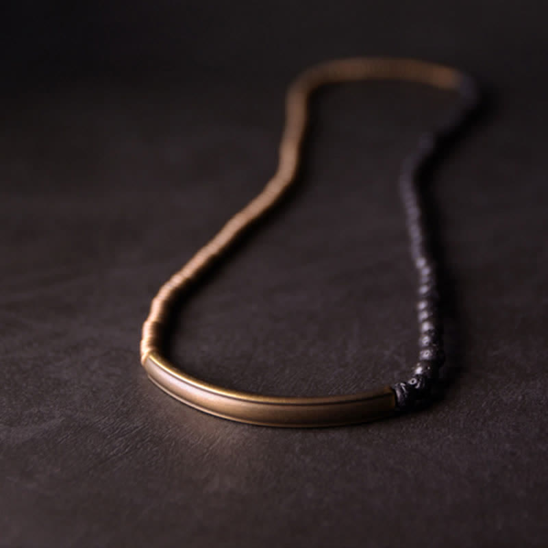 Lavastein-Kupfer-Unisex-Armband zur spirituellen Unterstützung