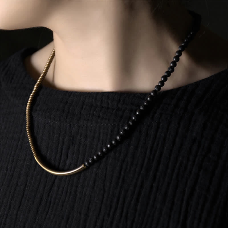 Lavastein-Kupfer-Unisex-Armband zur spirituellen Unterstützung