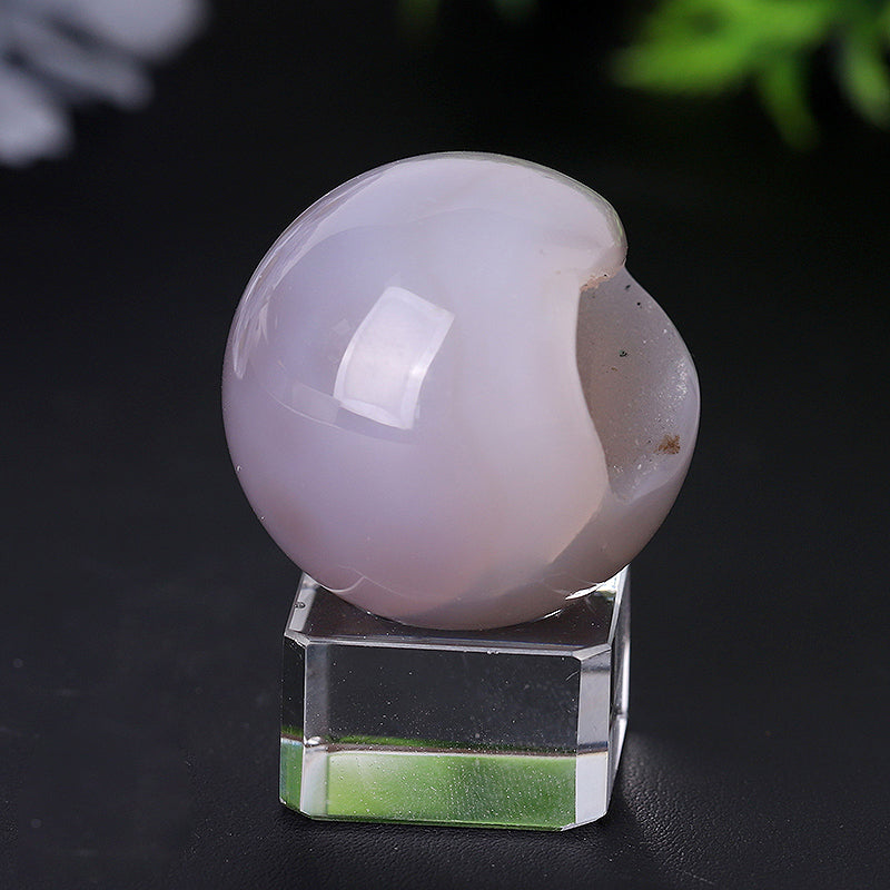 Lavender Druzy Agate Crystal Sphere 1.2-4 inch Healing Globe