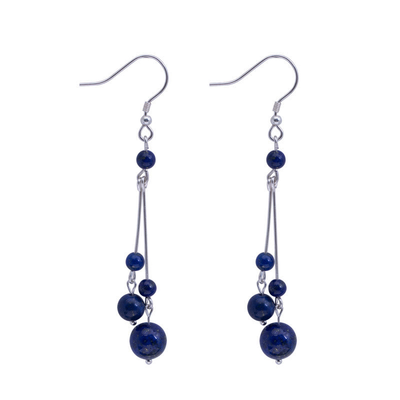 Lazurite Sterling Silber Serenity Tropfen Ohrringe