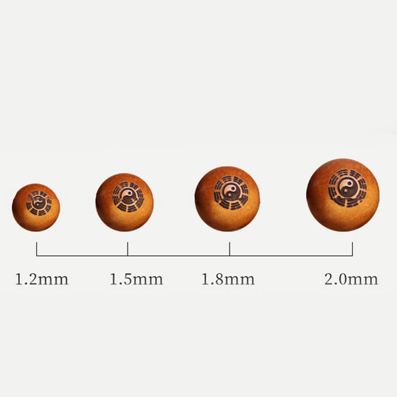 Vom Blitz getroffenes Jujube-Holz, 12 mm, spirituelles Schutzarmband