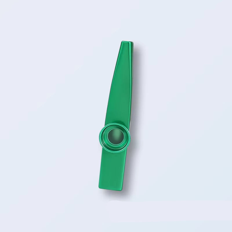 Metal Kazoo Lightweight Portable for Beginner Flute Instrument Music Lovers Woodwind Instrument Simple Design Lightweight Kazoo