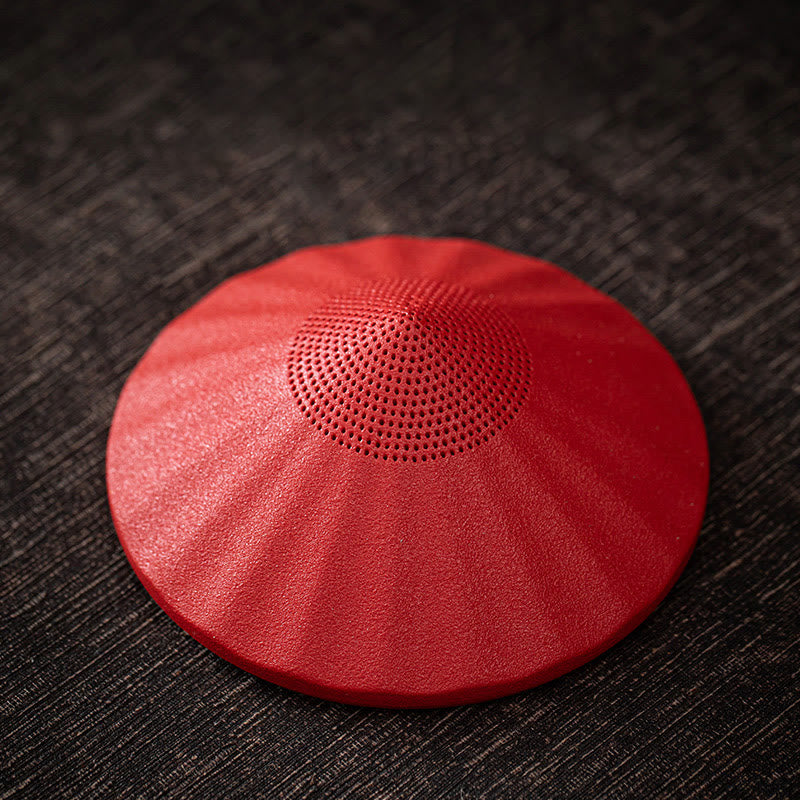 Kleiner Zen-Mönch, Keramik-Teesieb, Meditations-Buddha-Statue