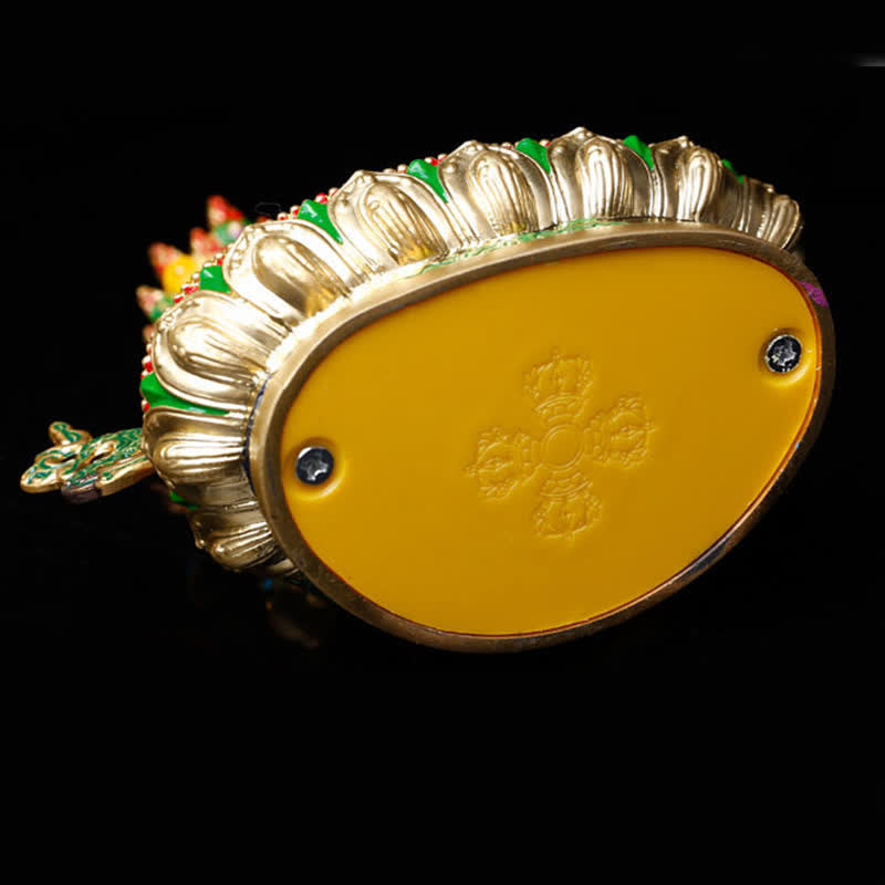 Langlebigkeits-Buddha-Statue, 16 cm, Legierung, Gelassenheitsfigur