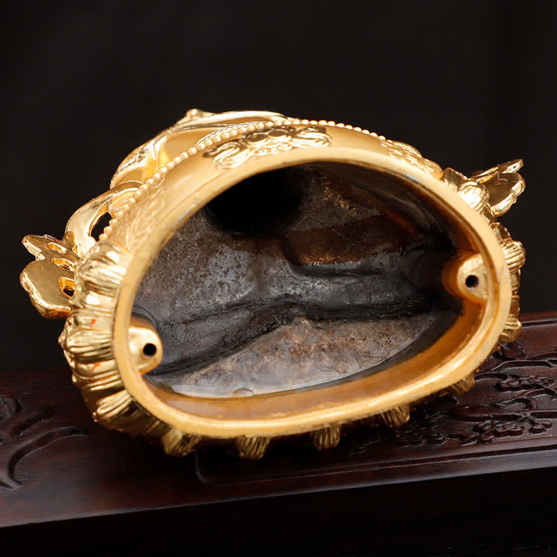 Langlebigkeits-Buddha-Statue, 16 cm, Legierung, Gelassenheitsfigur