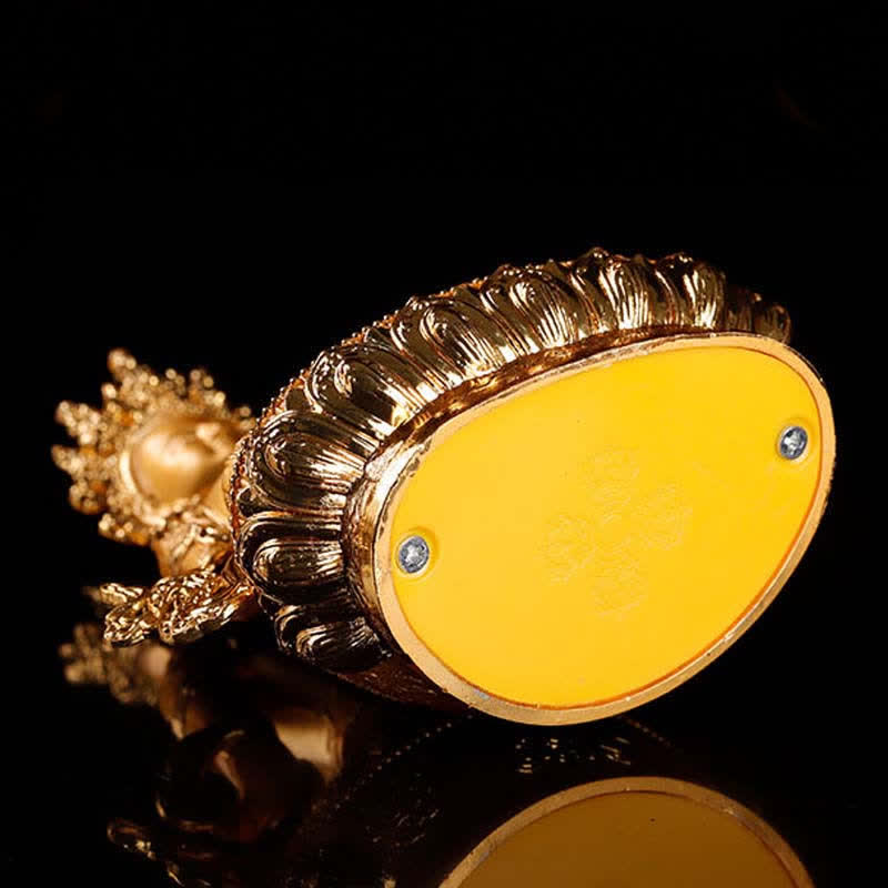 Langlebigkeits-Buddha-Statue, 16 cm, Legierung, Gelassenheitsfigur