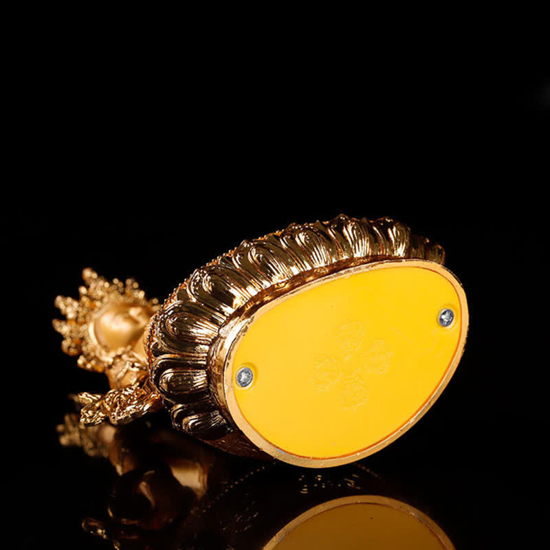 Langlebigkeits-Buddha-Statue, 16 cm, Legierung, Gelassenheitsfigur