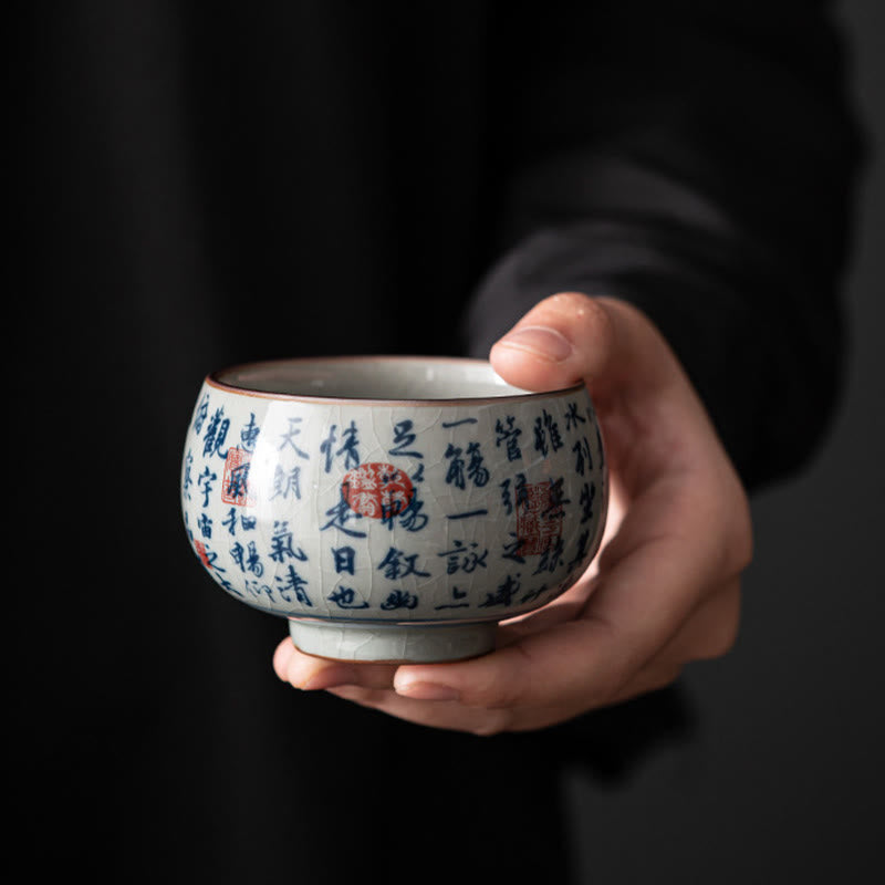 Lotus-Teetasse aus Keramik, 150 ml, für traditionelle Teerituale