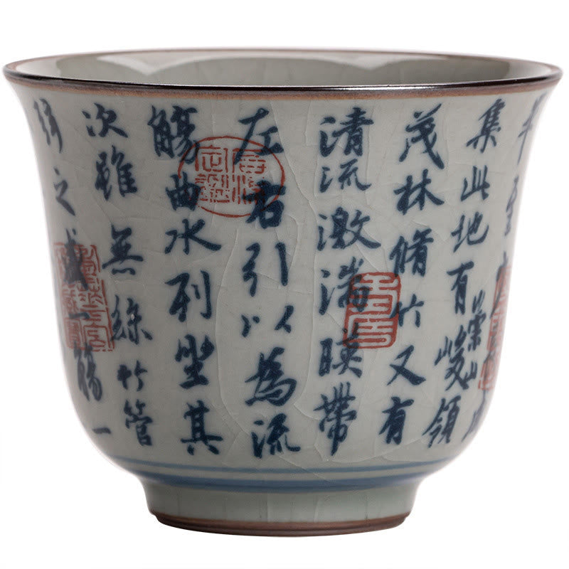 Lotus-Teetasse aus Keramik, 150 ml, für traditionelle Teerituale