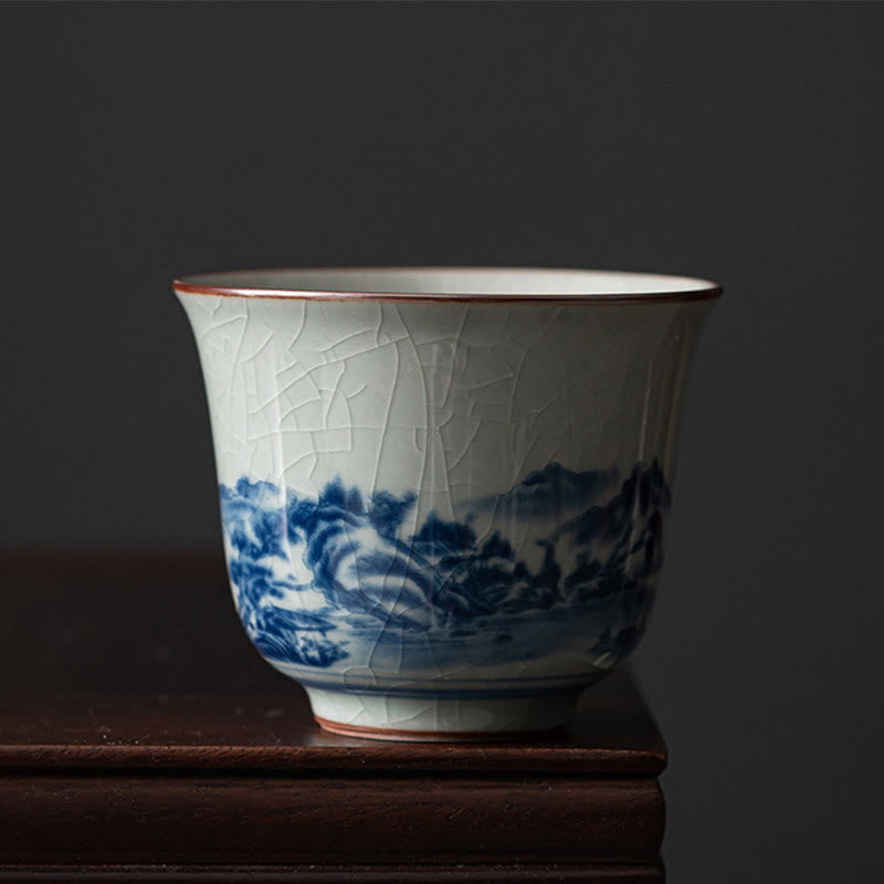 Lotus-Teetasse aus Keramik, 150 ml, für traditionelle Teerituale