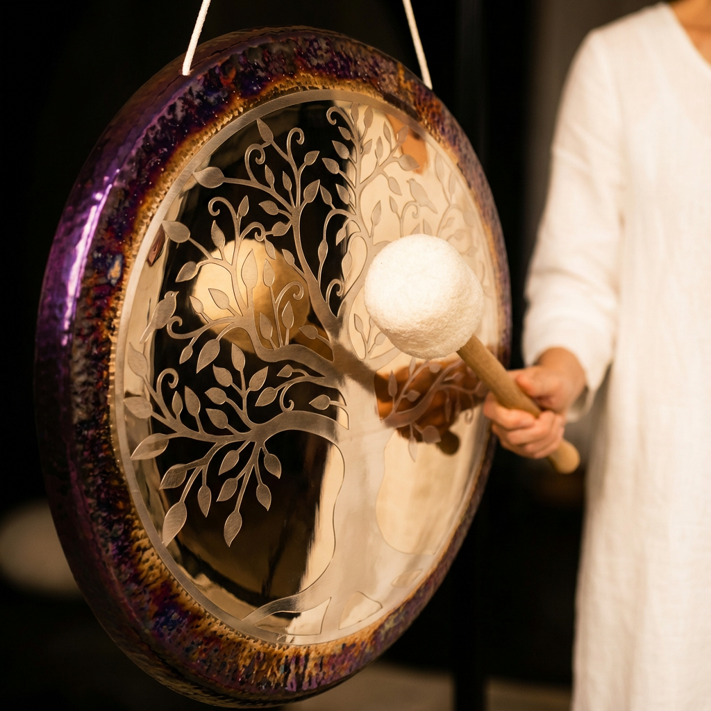 Leuchtendes Gong-Instrument – ​​Magic Tree Design