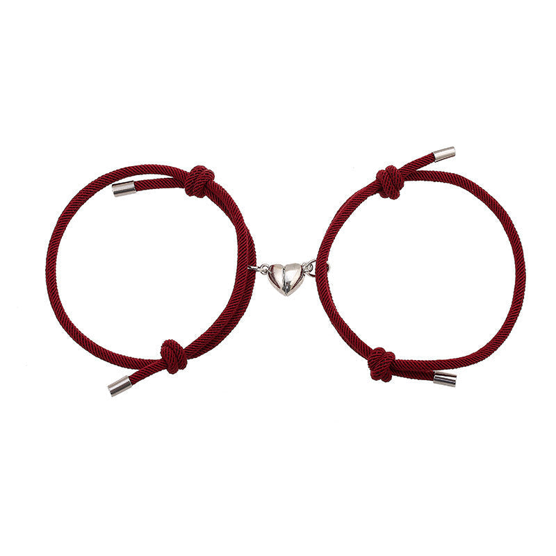 Magnetische rote Paararmbänder | Schutz &amp; Stärke