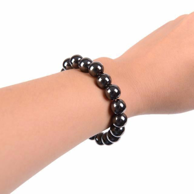 Magnetisches Hämatit-Perlenarmband für das Gleichgewicht