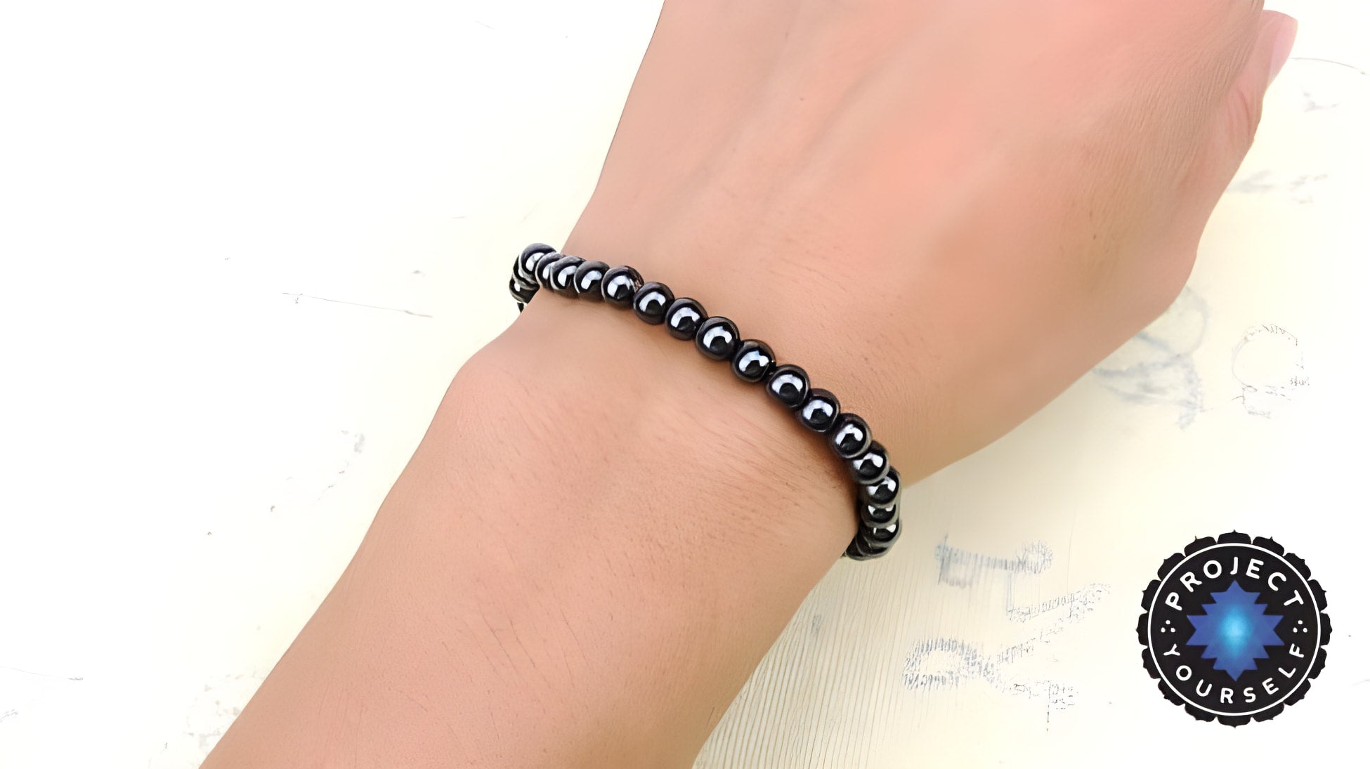 Magnetisches Hämatit-Perlenarmband für das Gleichgewicht